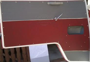 Preview: VW Bus T1 Samba Mango Türverkleidung Seitenverkleidung Trennwandverkleidung Kick Panels
